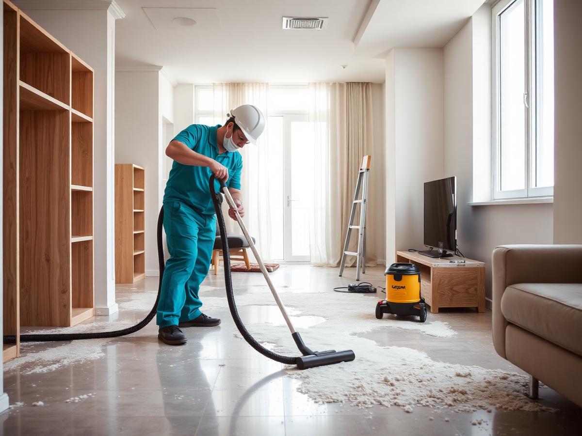 Bauendreinigung einer neu erstellten Wohnung