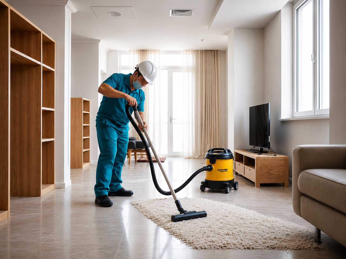 Bauendreinigung einer neu erstellten Wohnung